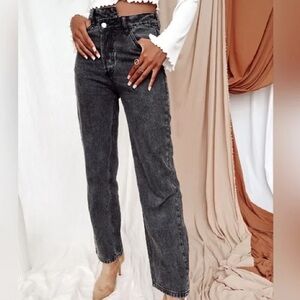 12th Tribe Dylan Asymmetrical Black Jean